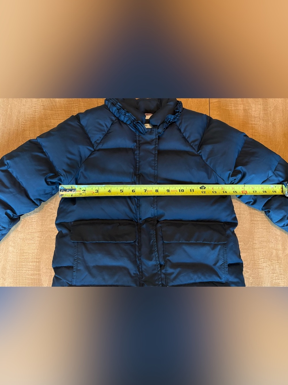 Crewcuts Ruffle Collar Down Puffer Jacket - Picture 3 of 7